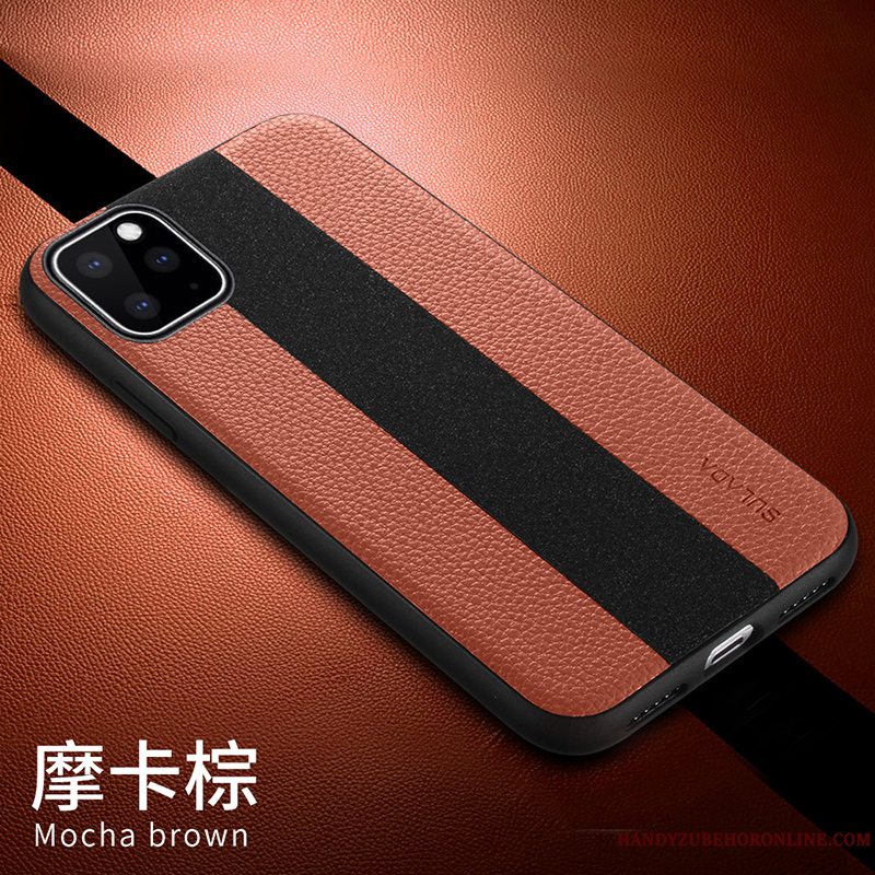 Etui iPhone 11 Pro Læder Trendy Anti-fald, Cover iPhone 11 Pro Mode Tynd Telefon