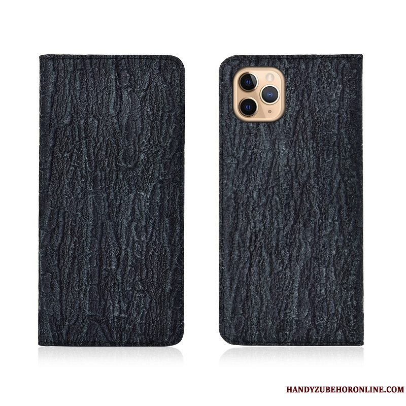 Etui iPhone 11 Pro Max Beskyttelse Telefontree, Cover iPhone 11 Pro Max Læder Hvid Anti-fald