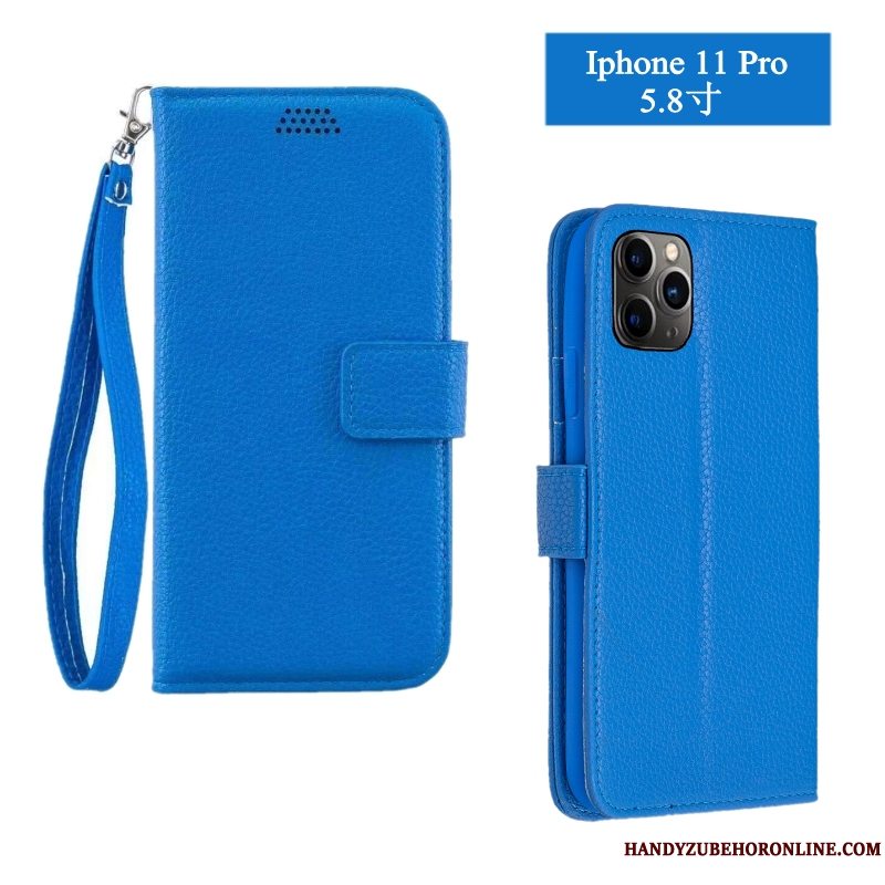 Etui iPhone 11 Pro Max Folio Anti-fald Telefon, Cover iPhone 11 Pro Max Tasker