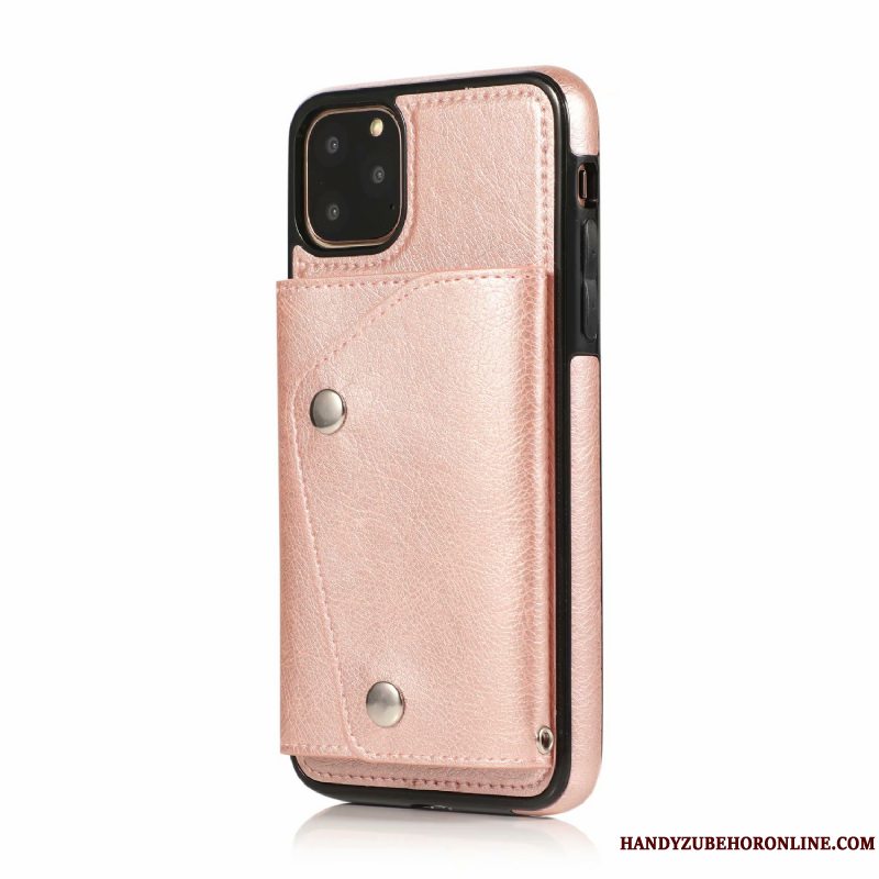 Etui iPhone 11 Pro Max Kreativ Af Personlighed Anti-fald, Cover iPhone 11 Pro Max Tasker Guld Telefon