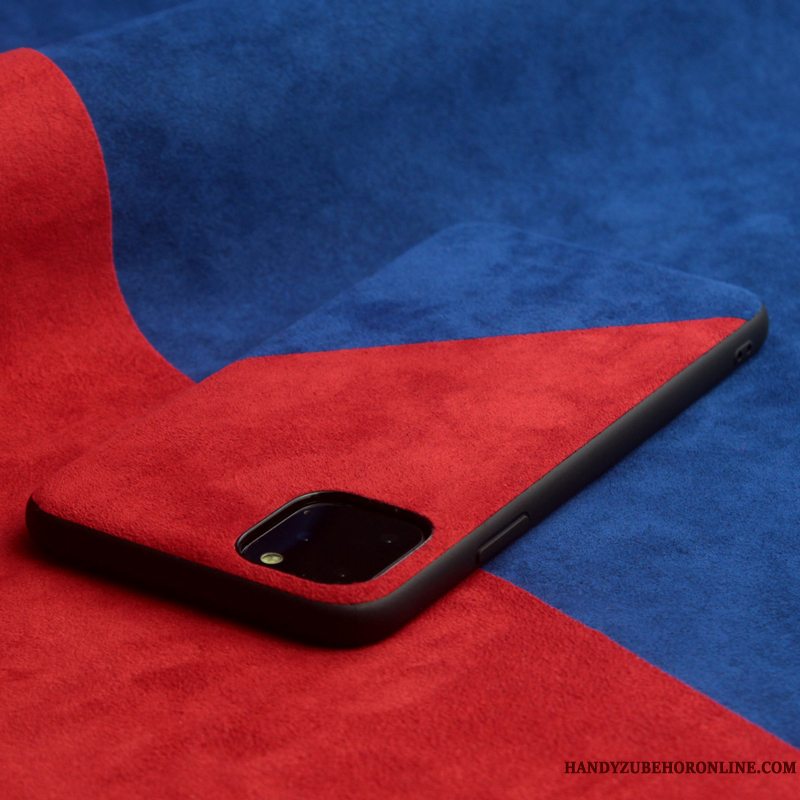 Etui iPhone 11 Pro Max Læder Europa Udstrålende, Cover iPhone 11 Pro Max Beskyttelse Splejsning Bicolored