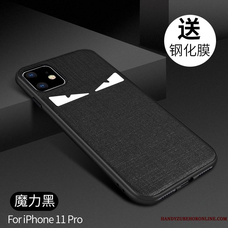 Etui iPhone 11 Pro Max Silikone Af Personlighed Blå, Cover iPhone 11 Pro Max Beskyttelse Telefonanti-fald