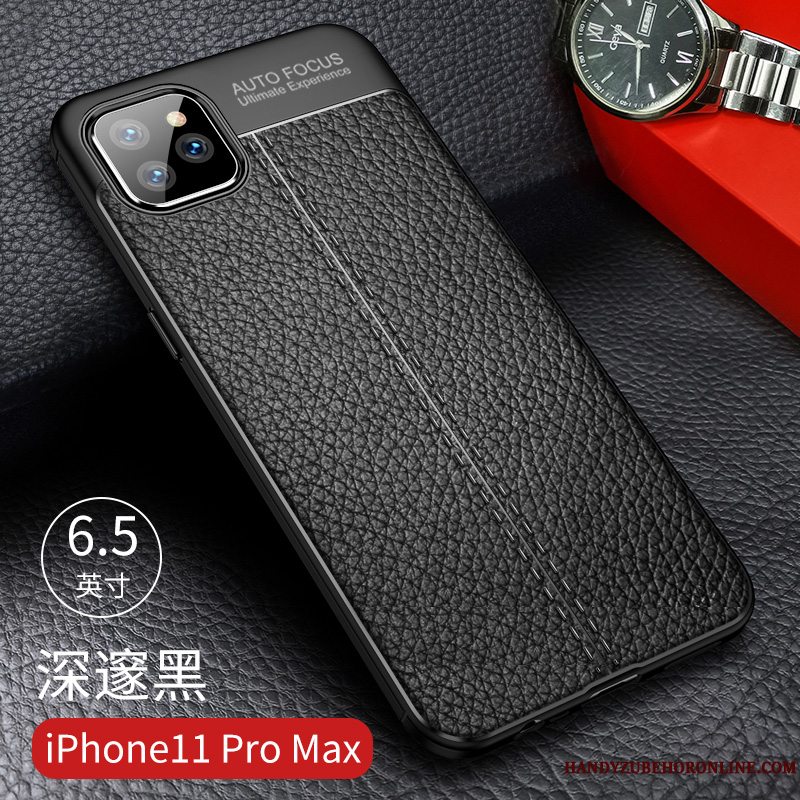 Etui iPhone 11 Pro Max Silikone Anti-fald Grøn, Cover iPhone 11 Pro Max Blød Tynd Trendy