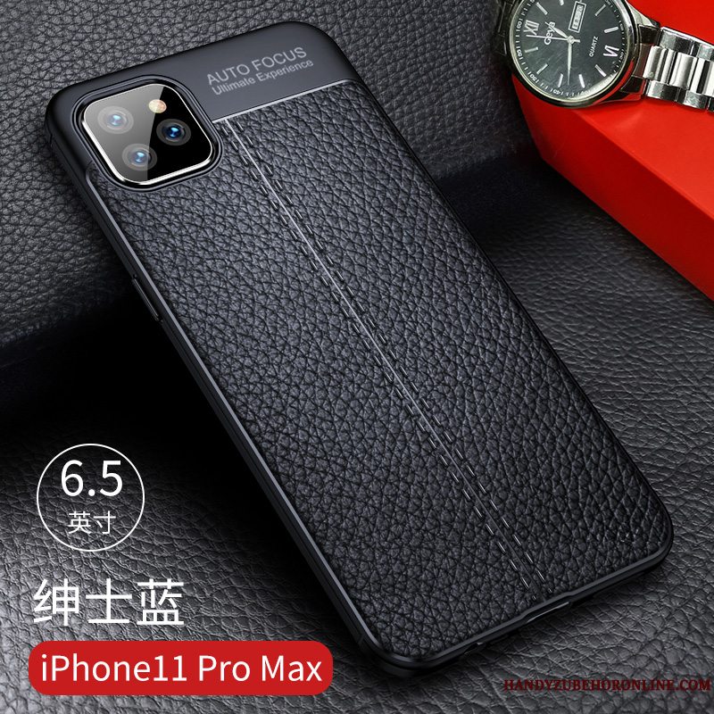 Etui iPhone 11 Pro Max Silikone Anti-fald Grøn, Cover iPhone 11 Pro Max Blød Tynd Trendy