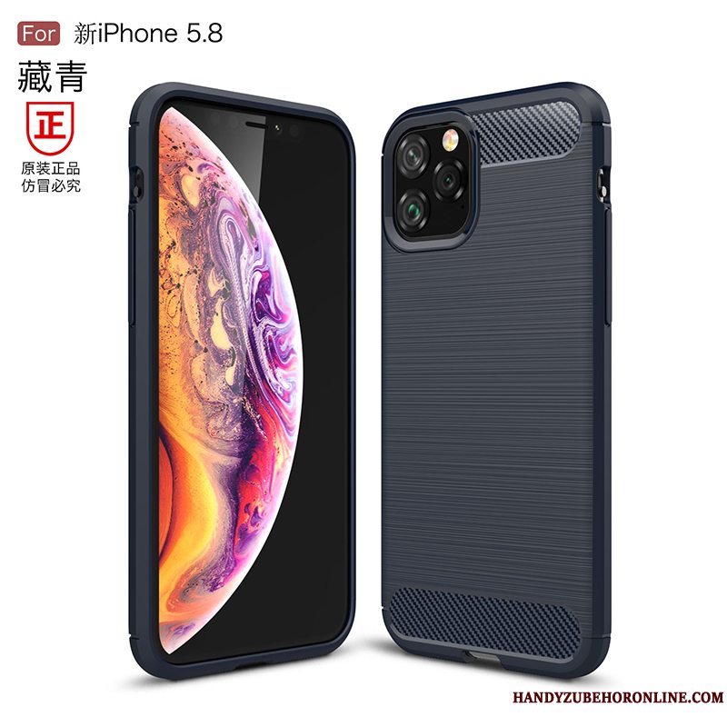 Etui iPhone 11 Pro Max Silikone High End Telefon, Cover iPhone 11 Pro Max Tasker Tynd Ny