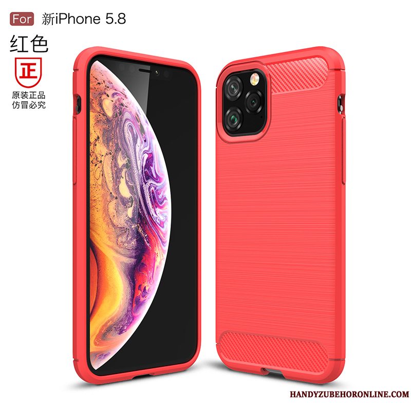 Etui iPhone 11 Pro Max Silikone High End Telefon, Cover iPhone 11 Pro Max Tasker Tynd Ny