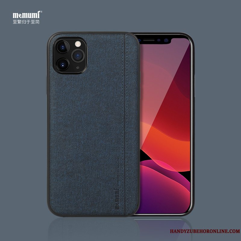 Etui iPhone 11 Pro Max Tasker Anti-fald Lærred, Cover iPhone 11 Pro Max Beskyttelse Trend Grøn