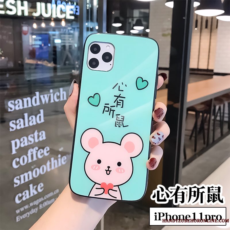 Etui iPhone 11 Pro Max Tasker Rotte Trendy, Cover iPhone 11 Pro Max Elskeren Glas