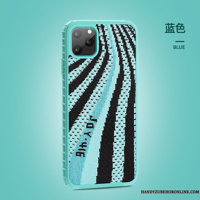 Etui iPhone 11 Pro Max Tasker Trendy Gasbag, Cover iPhone 11 Pro Max Blød Sort Anti-fald