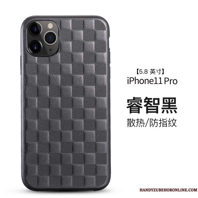 Etui iPhone 11 Pro Silikone Trendy Grøn, Cover iPhone 11 Pro Tasker Telefonny