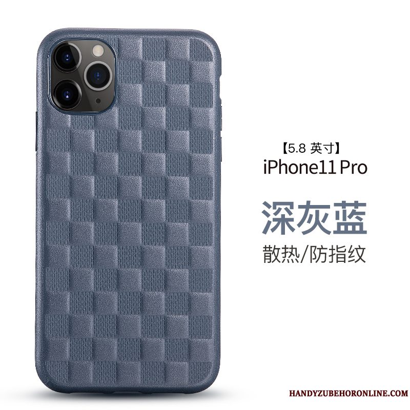 Etui iPhone 11 Pro Silikone Trendy Grøn, Cover iPhone 11 Pro Tasker Telefonny