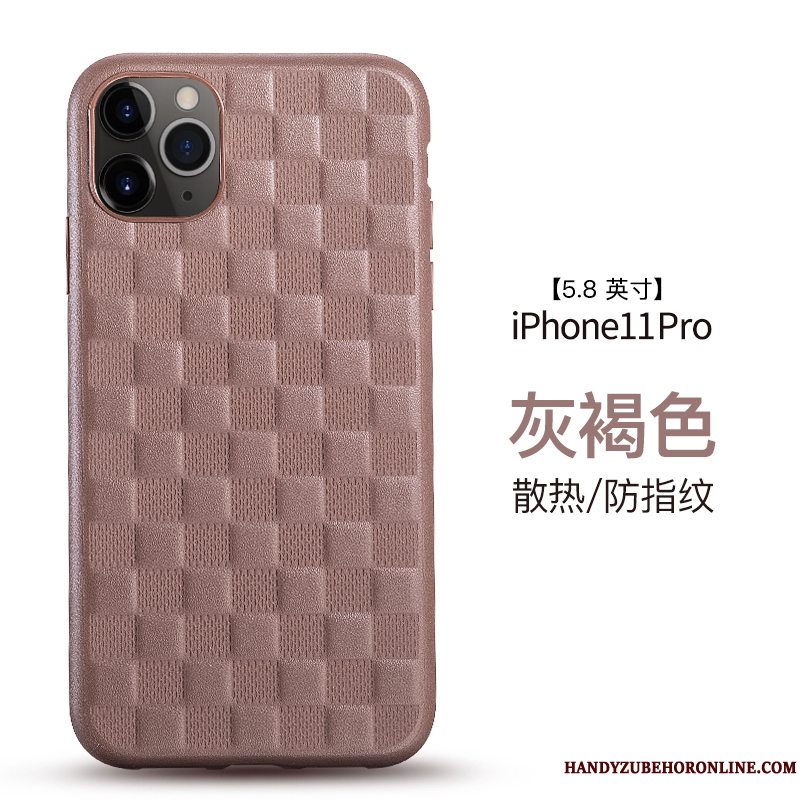 Etui iPhone 11 Pro Silikone Trendy Grøn, Cover iPhone 11 Pro Tasker Telefonny