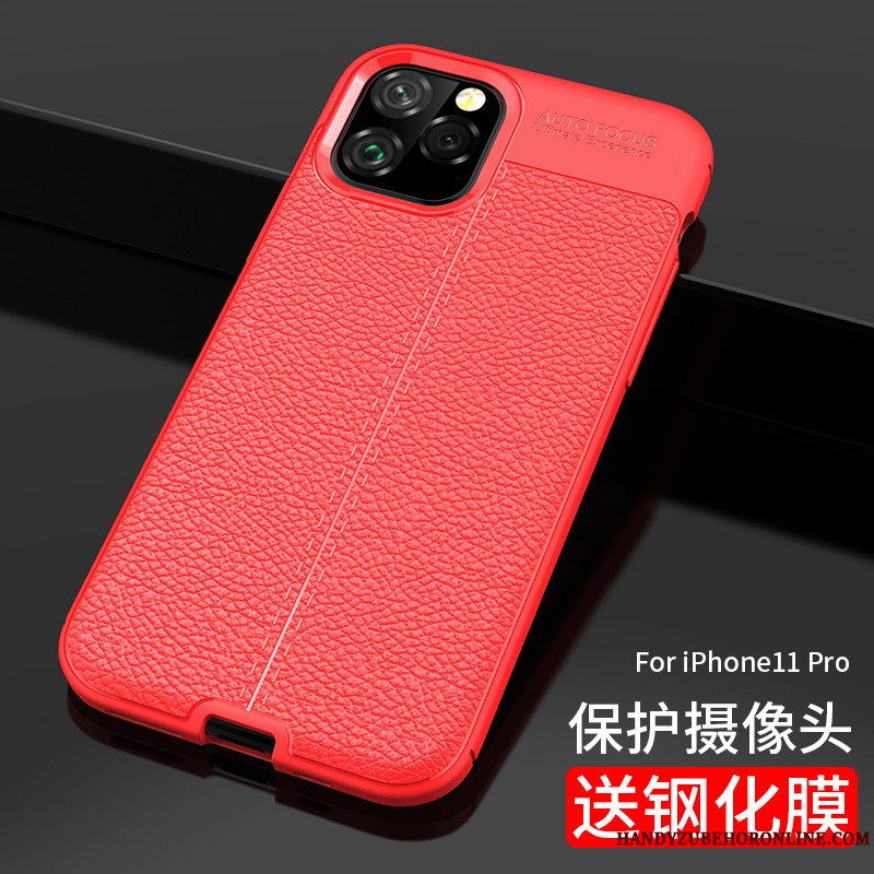 Etui iPhone 11 Pro Silikone Trendy Ny, Cover iPhone 11 Pro Net Red High End