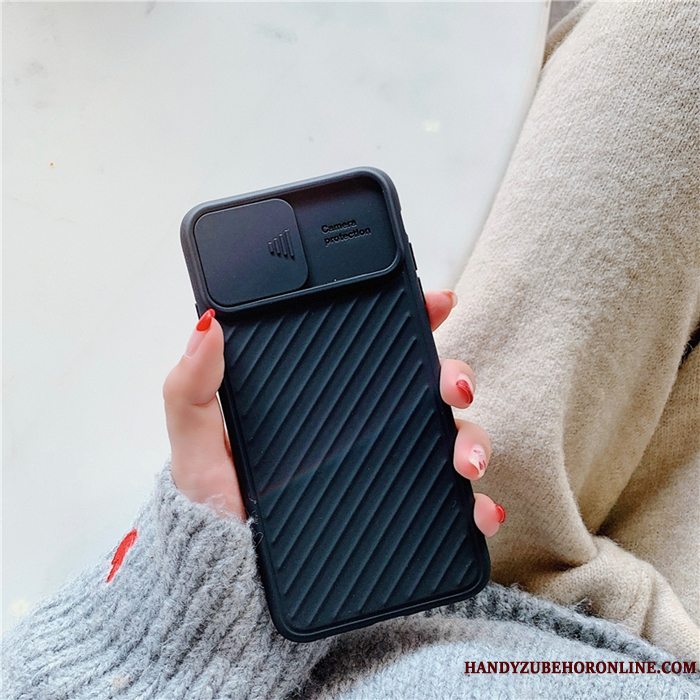 Etui iPhone 11 Pro Tasker Original Nubuck, Cover iPhone 11 Pro Silikone Telefonanti-fald