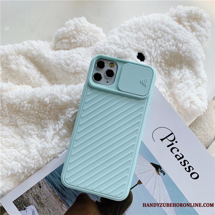 Etui iPhone 11 Pro Tasker Original Nubuck, Cover iPhone 11 Pro Silikone Telefonanti-fald