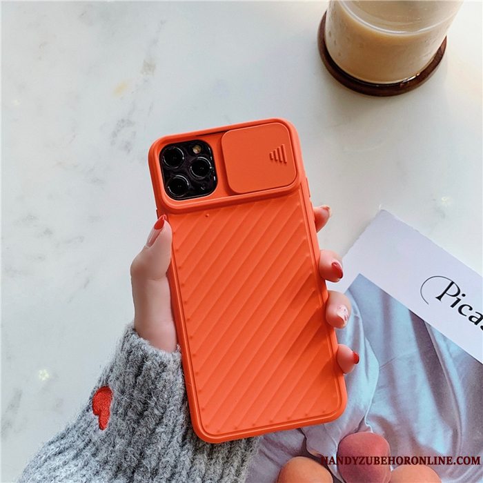 Etui iPhone 11 Pro Tasker Original Nubuck, Cover iPhone 11 Pro Silikone Telefonanti-fald