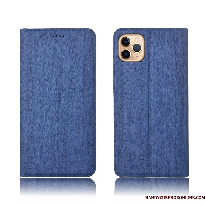 Etui iPhone 11 Pro Tasker Tree Mønster, Cover iPhone 11 Pro Beskyttelse Anti-fald Blå