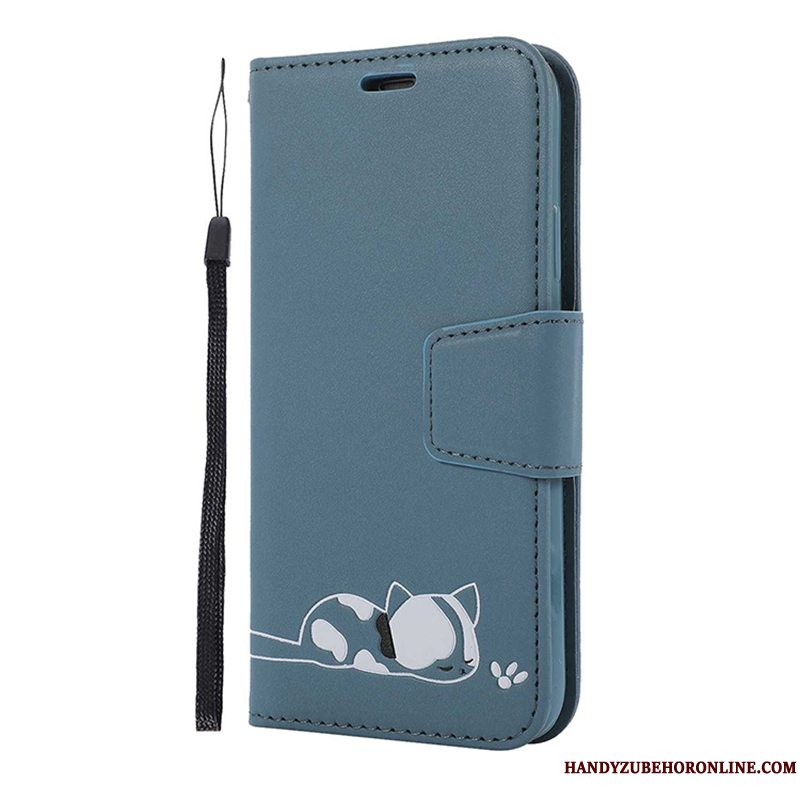 Etui iPhone 11 Pro Tegnebog Telefonrød, Cover iPhone 11 Pro Læder