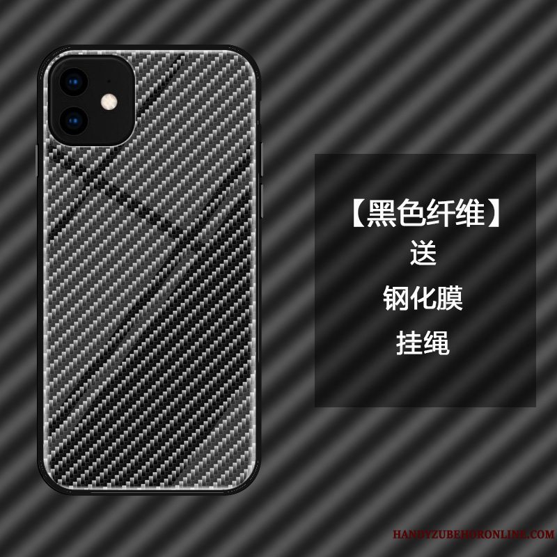 Etui iPhone 11 Tasker Fiber Glas, Cover iPhone 11 Beskyttelse Rød Anti-fald