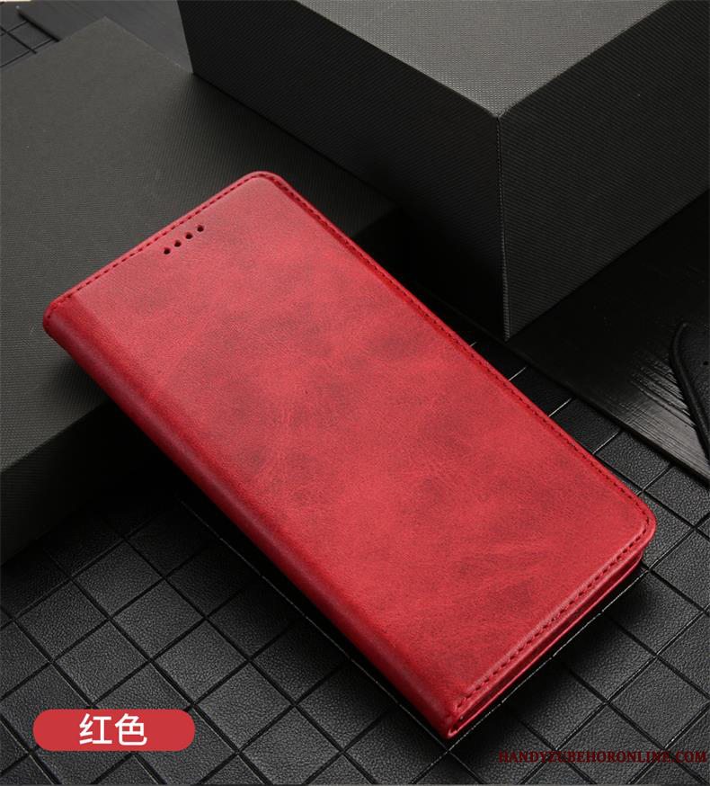 Etui iPhone 11 Tasker Kort Telefon, Cover iPhone 11 Folio Anti-fald Sort