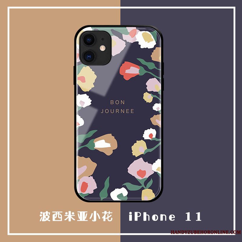 Etui iPhone 11 Tasker Vind Gul, Cover iPhone 11 Beskyttelse Telefonblomster