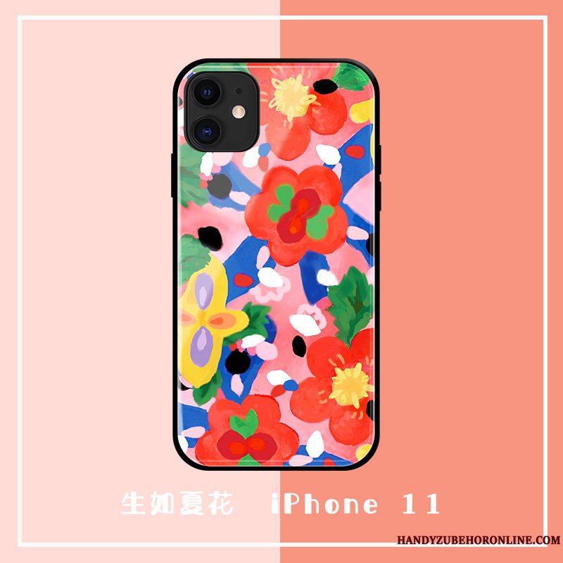 Etui iPhone 11 Tasker Vind Gul, Cover iPhone 11 Beskyttelse Telefonblomster