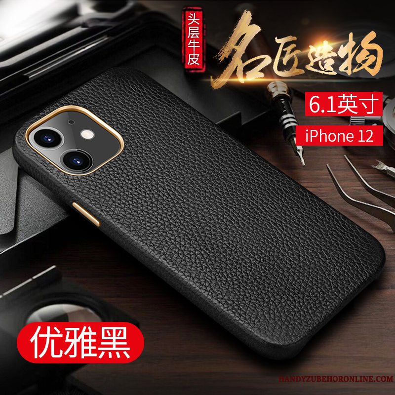 Etui iPhone 12 Luksus Lille Sektion Business, Cover iPhone 12 Beskyttelse High End Trendy