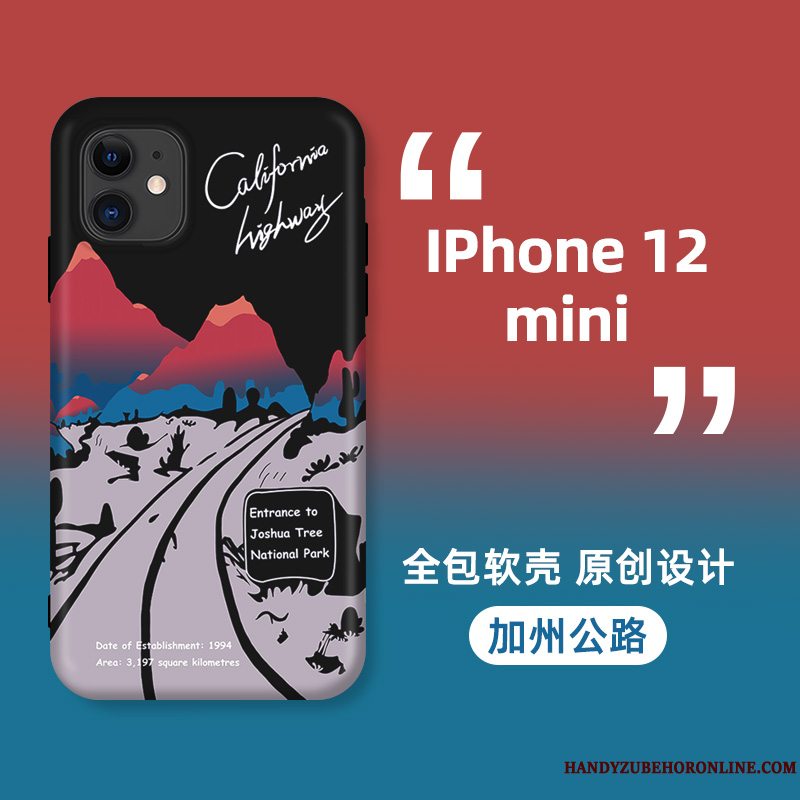 Etui iPhone 12 Mini Silikone Hvid Elskeren, Cover iPhone 12 Mini Blød Telefontrendy
