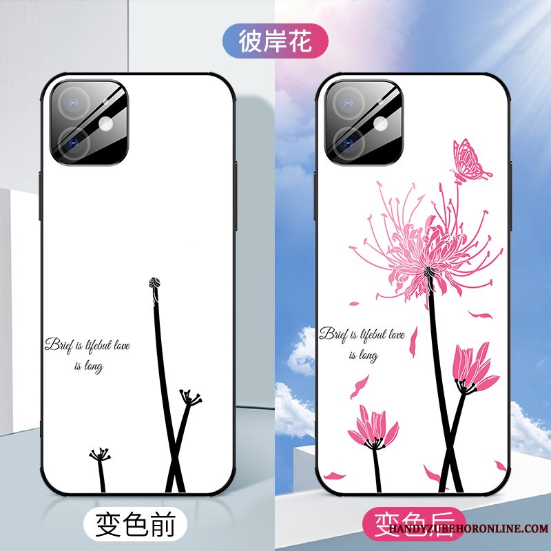 Etui iPhone 12 Mini Tasker Telefontynd, Cover iPhone 12 Mini Kreativ Ny Blomster