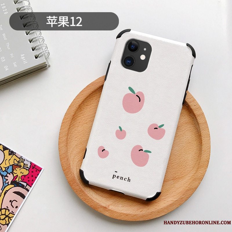 Etui iPhone 12 Mode Citron Smuk, Cover iPhone 12 Silikone Gul Anti-fald