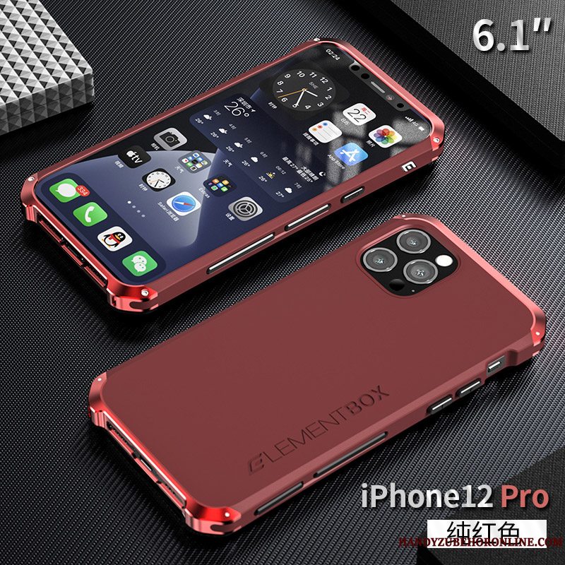Etui iPhone 12 Pro Beskyttelse Anti-fald Blå, Cover iPhone 12 Pro Tasker Telefonny