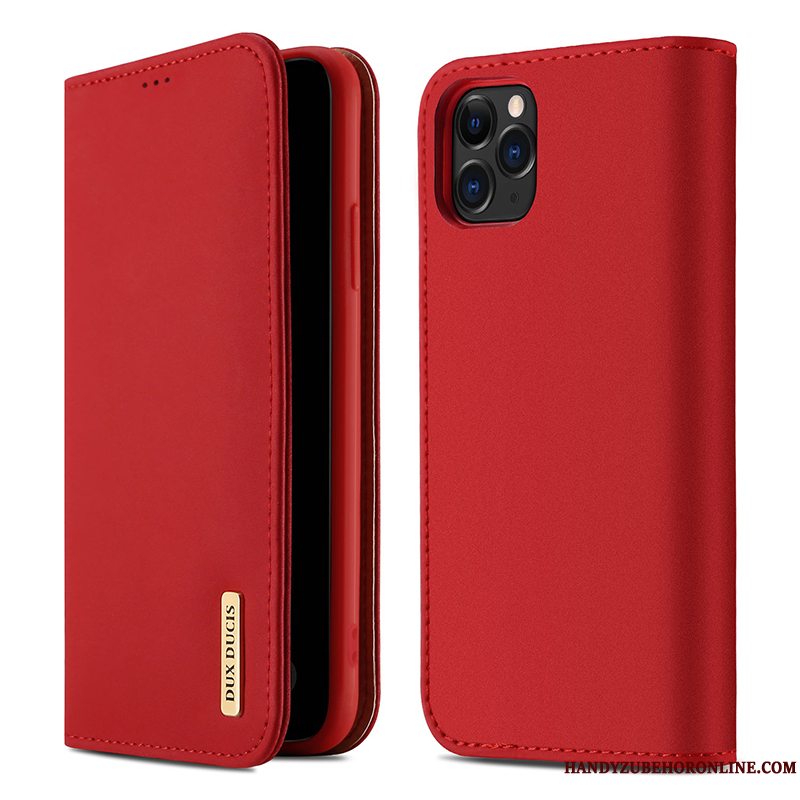 Etui iPhone 12 Pro Max Læder Sort High End, Cover iPhone 12 Pro Max Folio Magnetisk Telefon