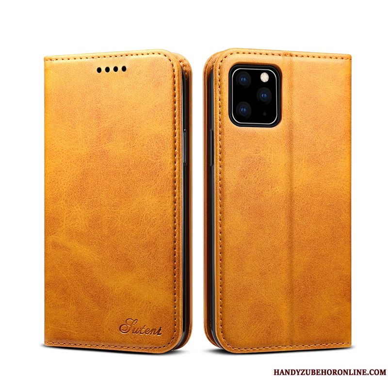 Etui iPhone 12 Pro Max Læder Telefonrød, Cover iPhone 12 Pro Max Folio