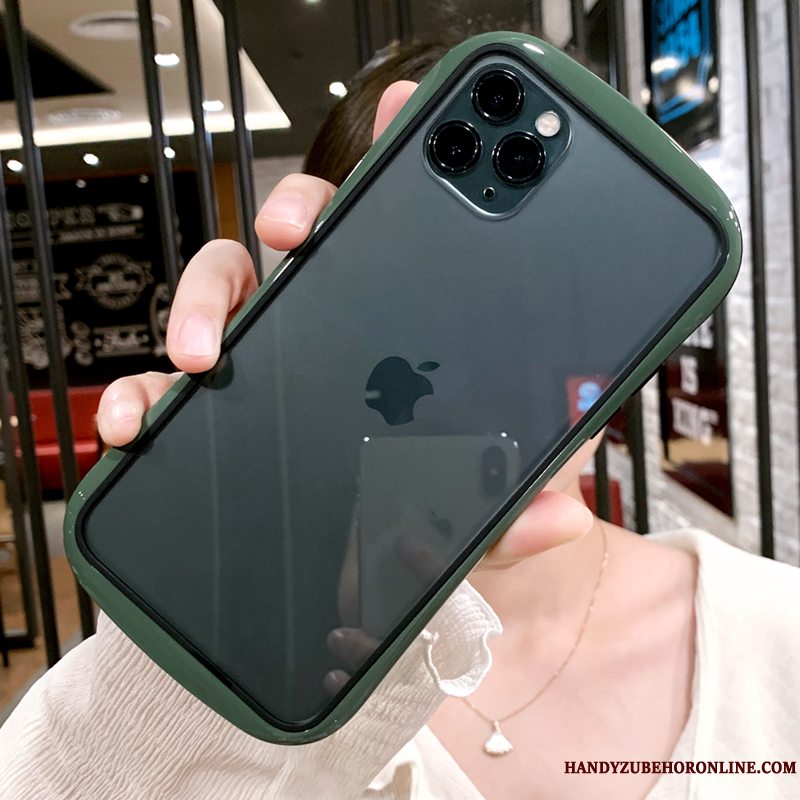 Etui iPhone 12 Pro Max Tasker Anti-fald Gennemsigtig, Cover iPhone 12 Pro Max Silikone Blå High End