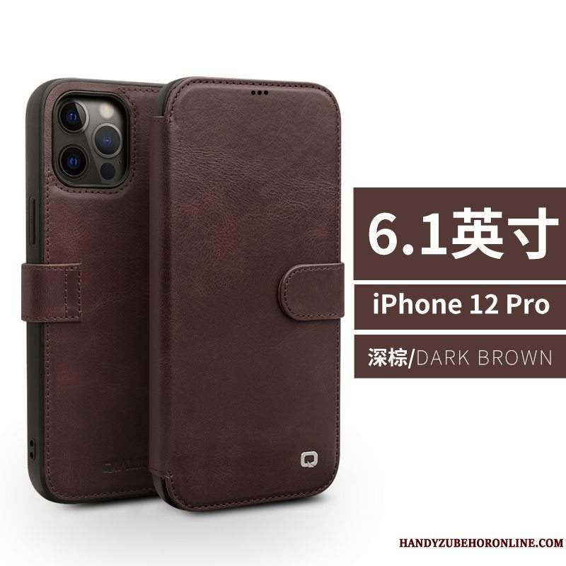 Etui iPhone 12 Pro Tasker Kort Business, Cover iPhone 12 Pro Beskyttelse Telefonhigh End