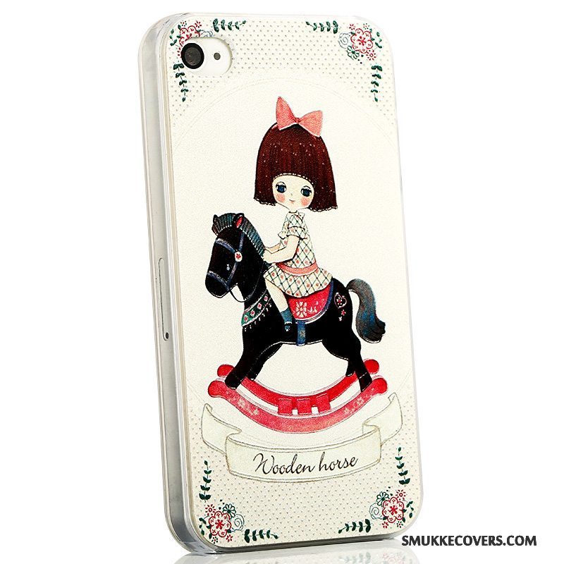 Etui iPhone 4/4s Beskyttelse Af Personlighed Smuk, Cover iPhone 4/4s Cartoon Anti-fald Bagdæksel