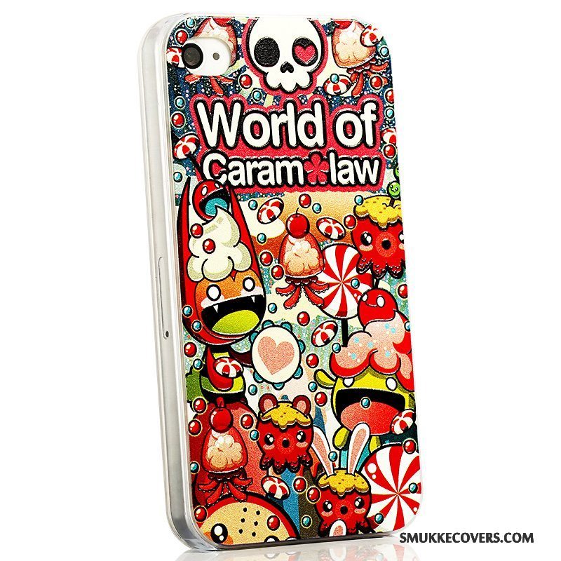 Etui iPhone 4/4s Beskyttelse Af Personlighed Smuk, Cover iPhone 4/4s Cartoon Anti-fald Bagdæksel