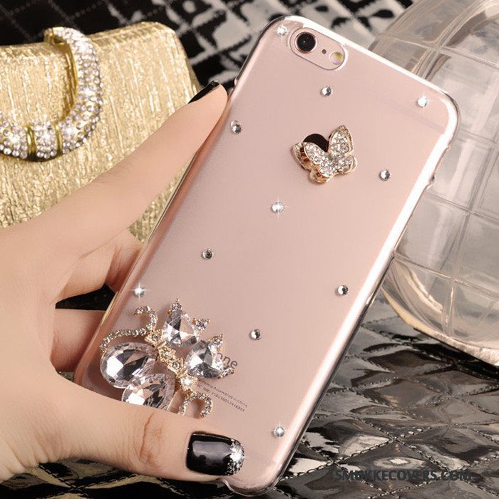 Etui iPhone 4/4s Strass Ny Rød, Cover iPhone 4/4s Beskyttelse Trend