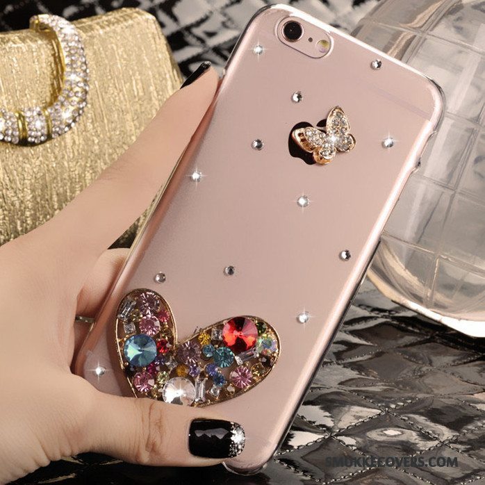 Etui iPhone 4/4s Strass Ny Rød, Cover iPhone 4/4s Beskyttelse Trend