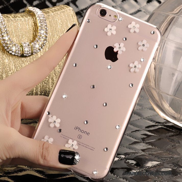 Etui iPhone 4/4s Strass Ny Rød, Cover iPhone 4/4s Beskyttelse Trend