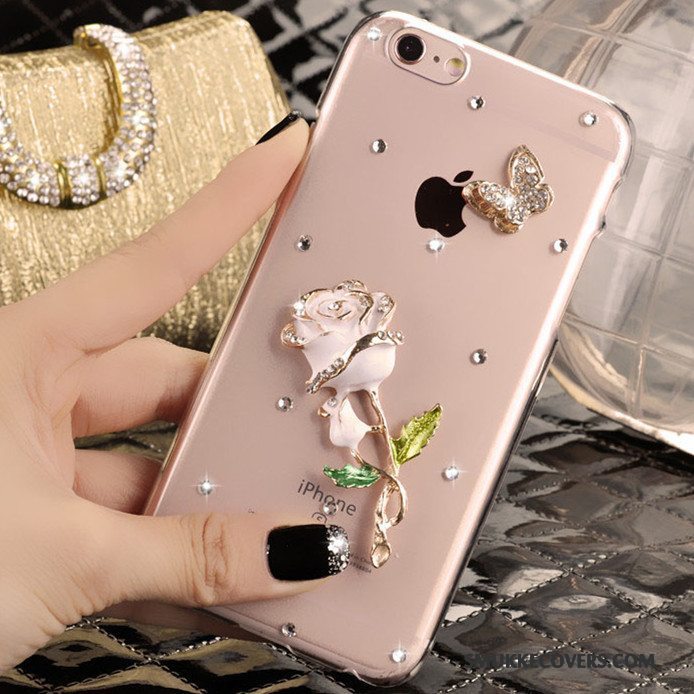 Etui iPhone 4/4s Strass Ny Rød, Cover iPhone 4/4s Beskyttelse Trend