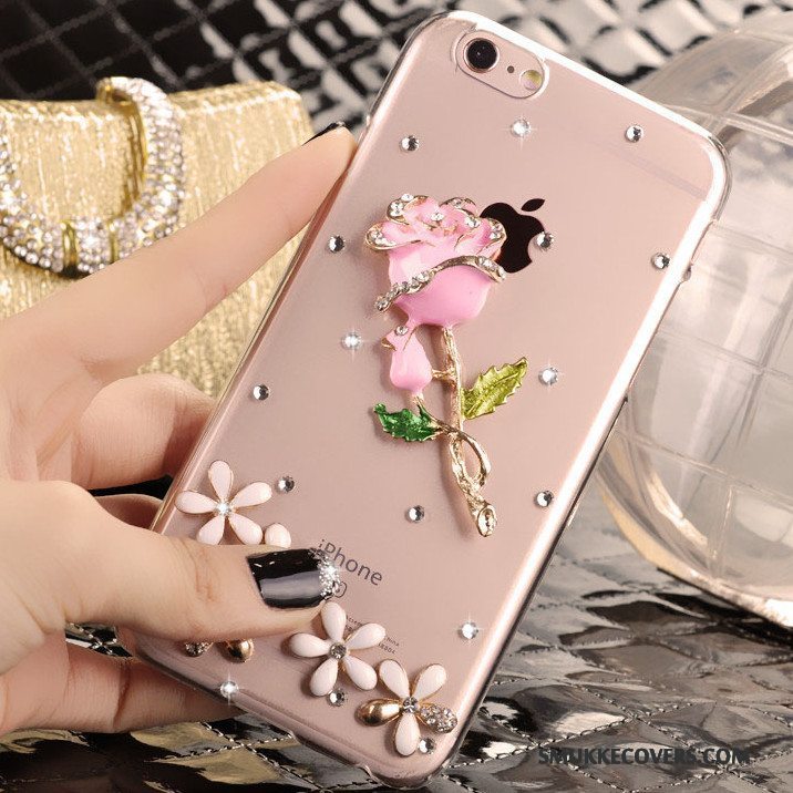 Etui iPhone 4/4s Strass Ny Rød, Cover iPhone 4/4s Beskyttelse Trend