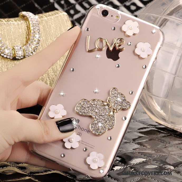 Etui iPhone 4/4s Strass Ny Rød, Cover iPhone 4/4s Beskyttelse Trend