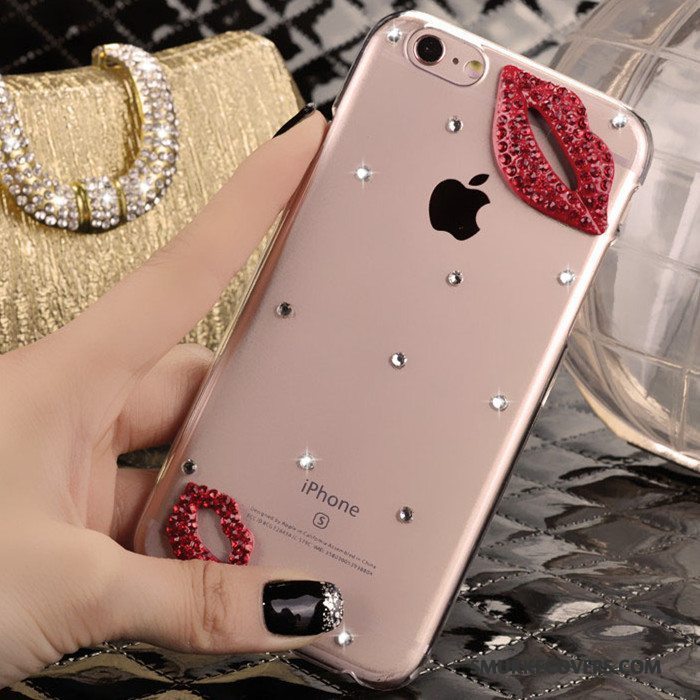 Etui iPhone 4/4s Strass Ny Rød, Cover iPhone 4/4s Beskyttelse Trend