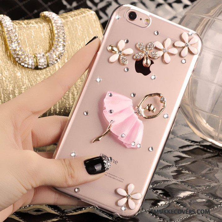 Etui iPhone 4/4s Strass Ny Rød, Cover iPhone 4/4s Beskyttelse Trend