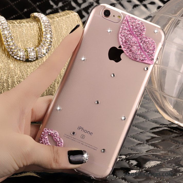 Etui iPhone 4/4s Strass Ny Rød, Cover iPhone 4/4s Beskyttelse Trend