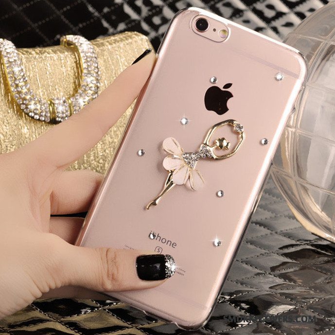 Etui iPhone 4/4s Strass Ny Rød, Cover iPhone 4/4s Beskyttelse Trend