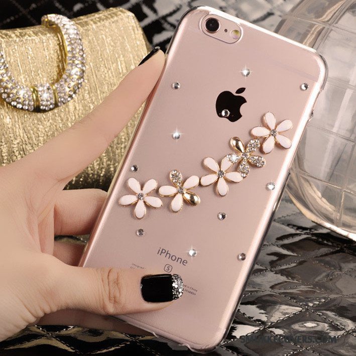 Etui iPhone 4/4s Strass Ny Rød, Cover iPhone 4/4s Beskyttelse Trend