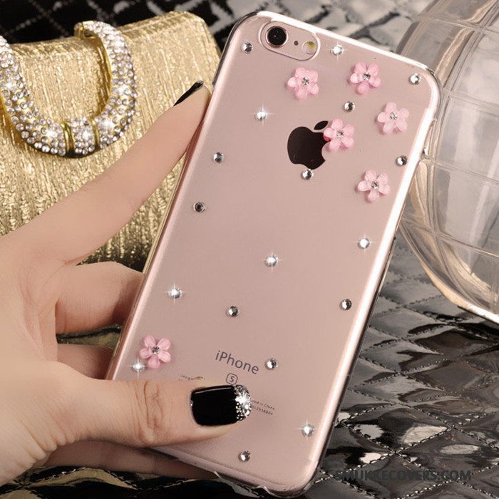 Etui iPhone 4/4s Strass Ny Rød, Cover iPhone 4/4s Beskyttelse Trend