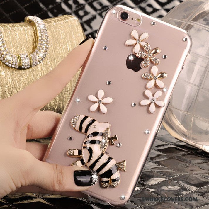 Etui iPhone 4/4s Strass Ny Rød, Cover iPhone 4/4s Beskyttelse Trend